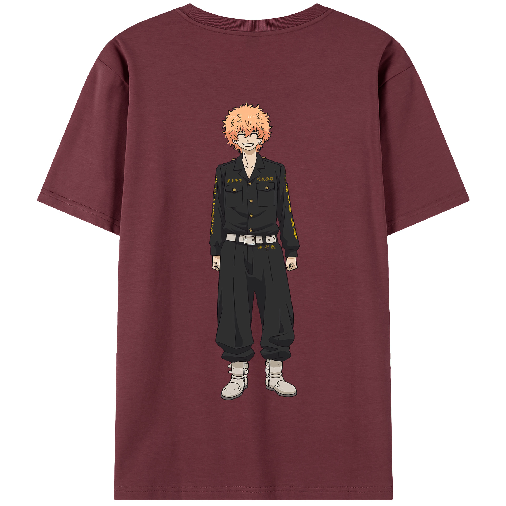 （画像用） 東京リベンジャーズ Tokyo Revengers 綿100％半袖Tシャツ（背面プリント）